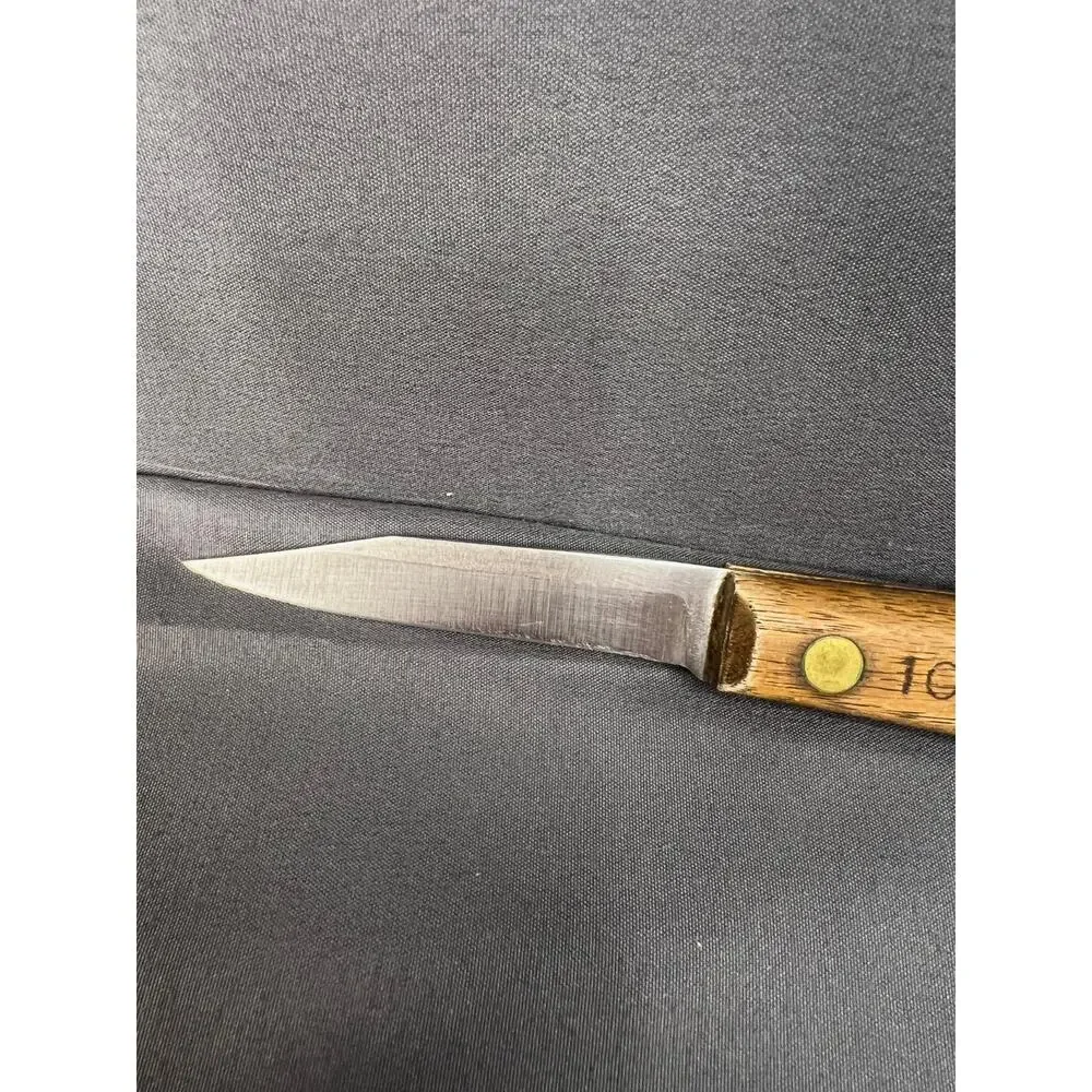 Chicago Cutlery 100s Pairing Knife 3” Blade Stainless Steel Wood Handle